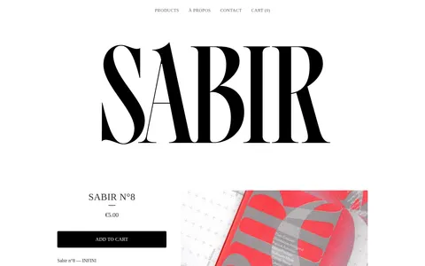 Screenshot of Revue Sabir
