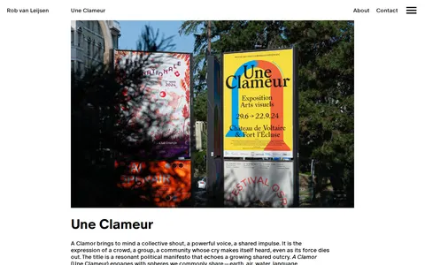 Screenshot of Une Clameur