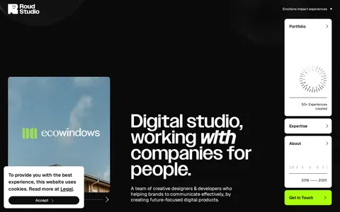 Screenshot of Roud Studio