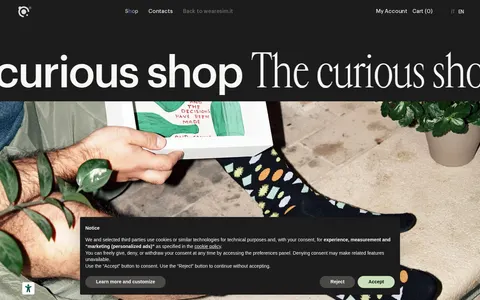 Screenshot of The Curious Shop