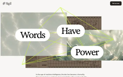Words Have Power • Sigil