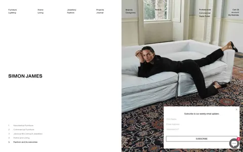 Screenshot of Simon James
