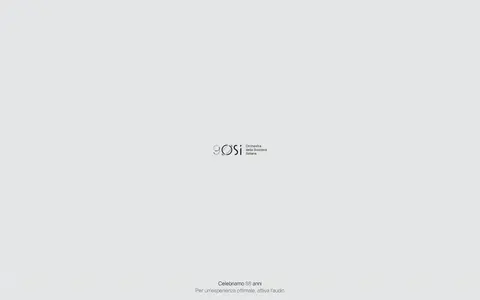 OSI 90th anniversario