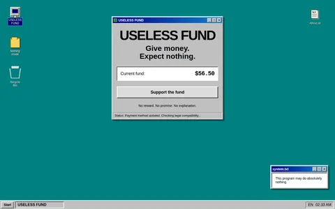 The Useless Fund