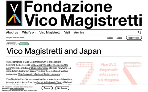Vico Magistretti and Japan