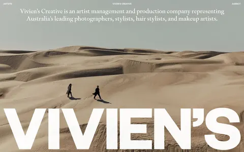 Screenshot of Vivien’s Creative