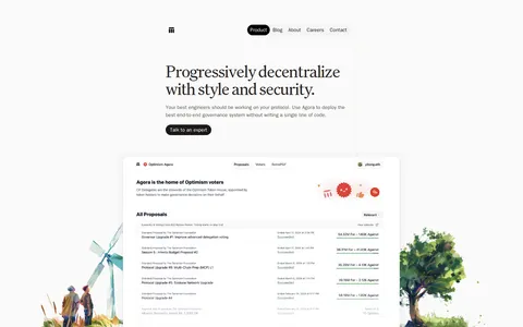 Screenshot of Great Onchain Governance