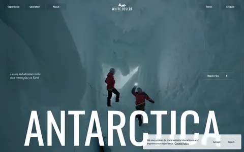 Screenshot of Luxury Adventures in Antarctica