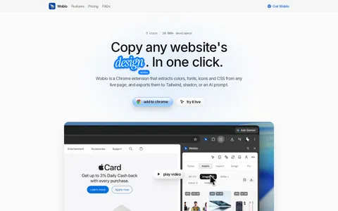 Screenshot of Woblo