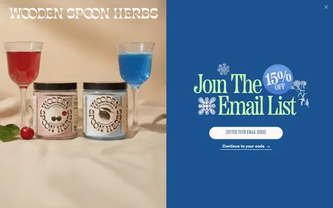 Screenshot of WOODEN SPOON HERBS