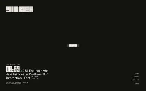 Max Yinger ☞ UI Engineer