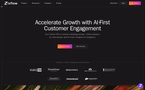 Screenshot of Zixflow