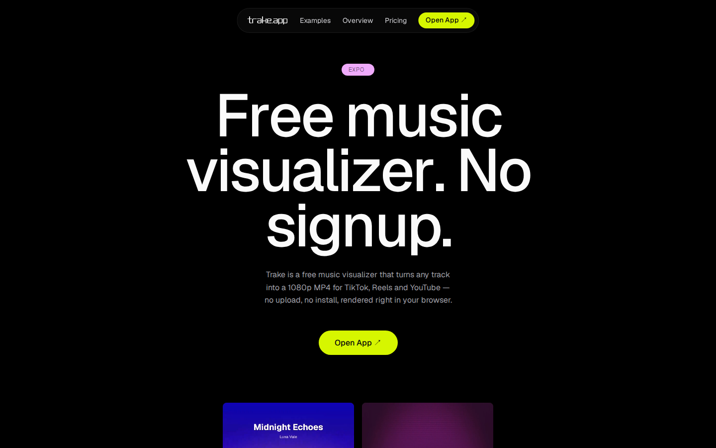 Screenshot of Trake.app