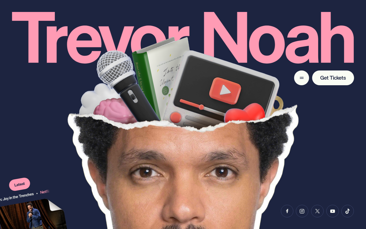 Screenshot of Trevor Noah