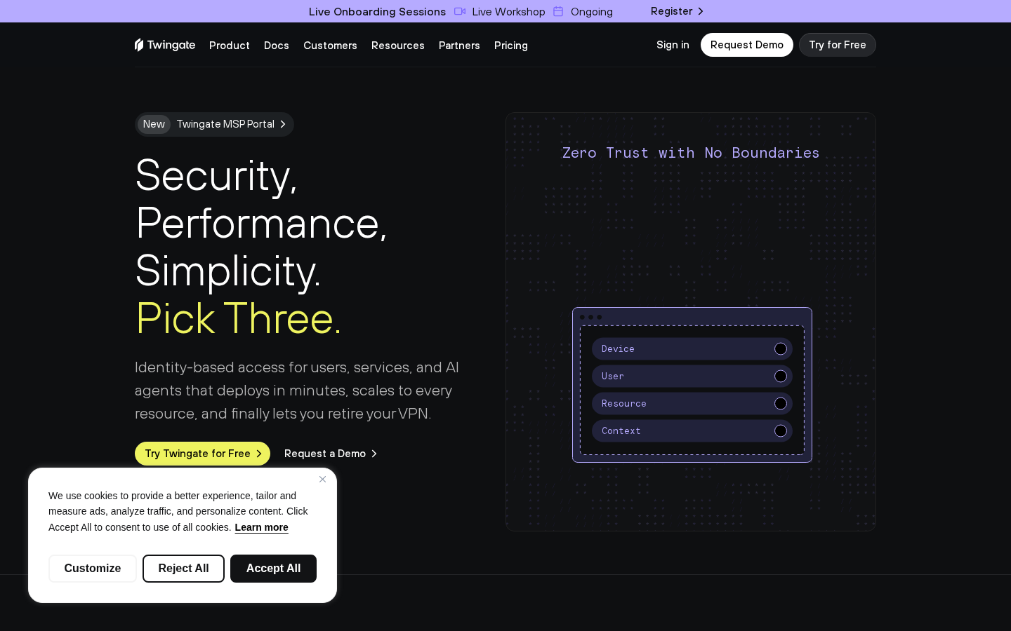 Screenshot of Twingate: It's time to ditch your VPN