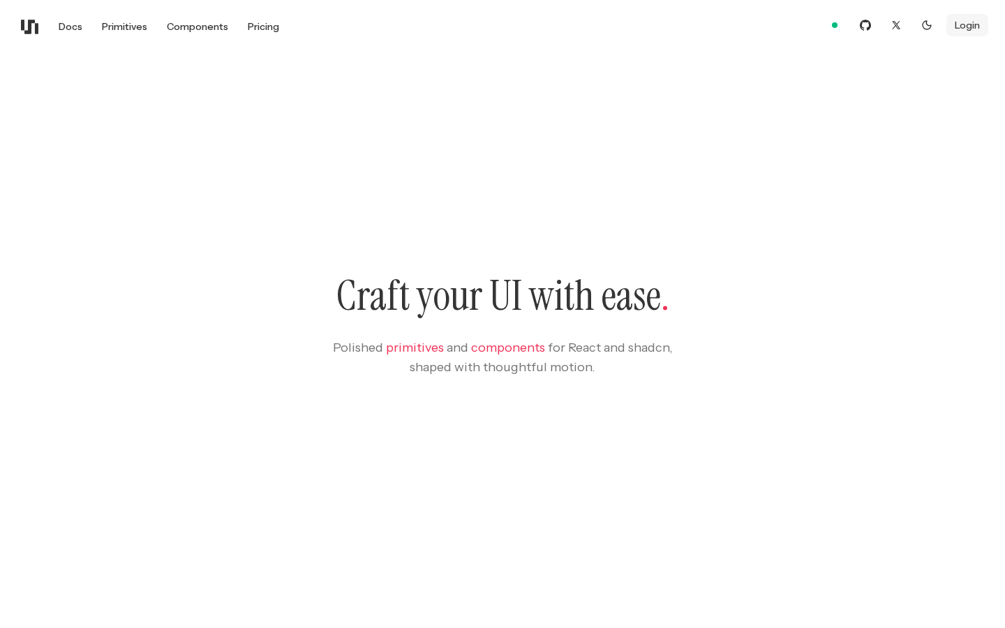 Screenshot of unlumen UI
