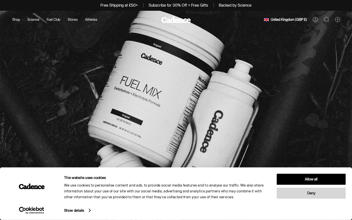 Screenshot of Cadence UK