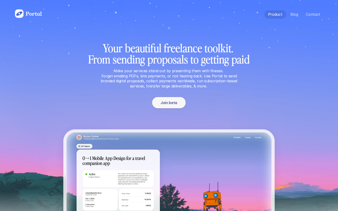 Screenshot of Portal