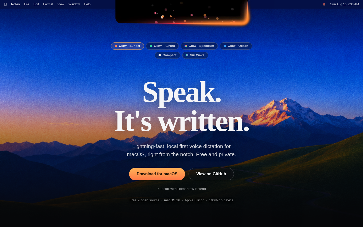 Screenshot of Talkify