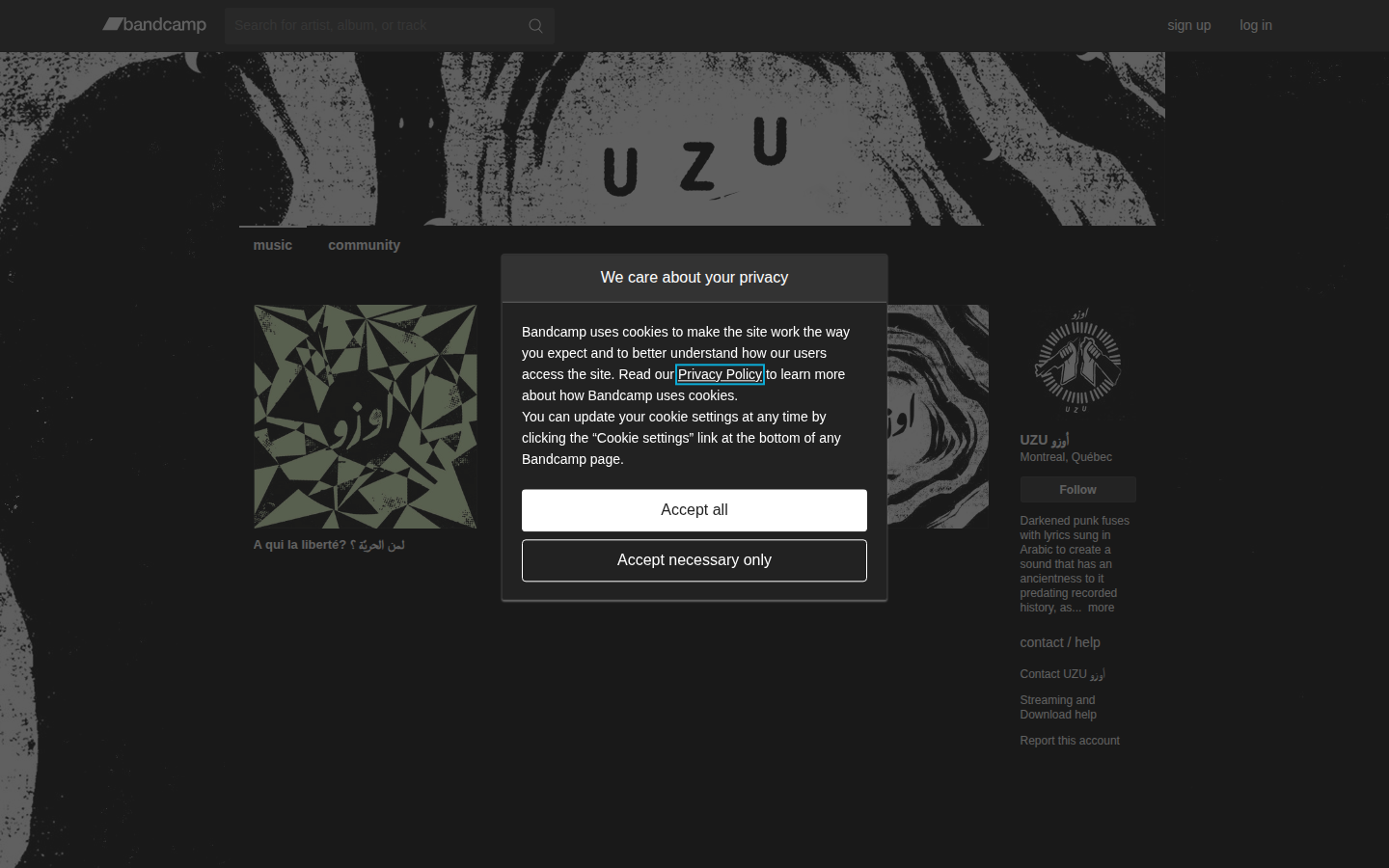 Screenshot of UZU أوزو