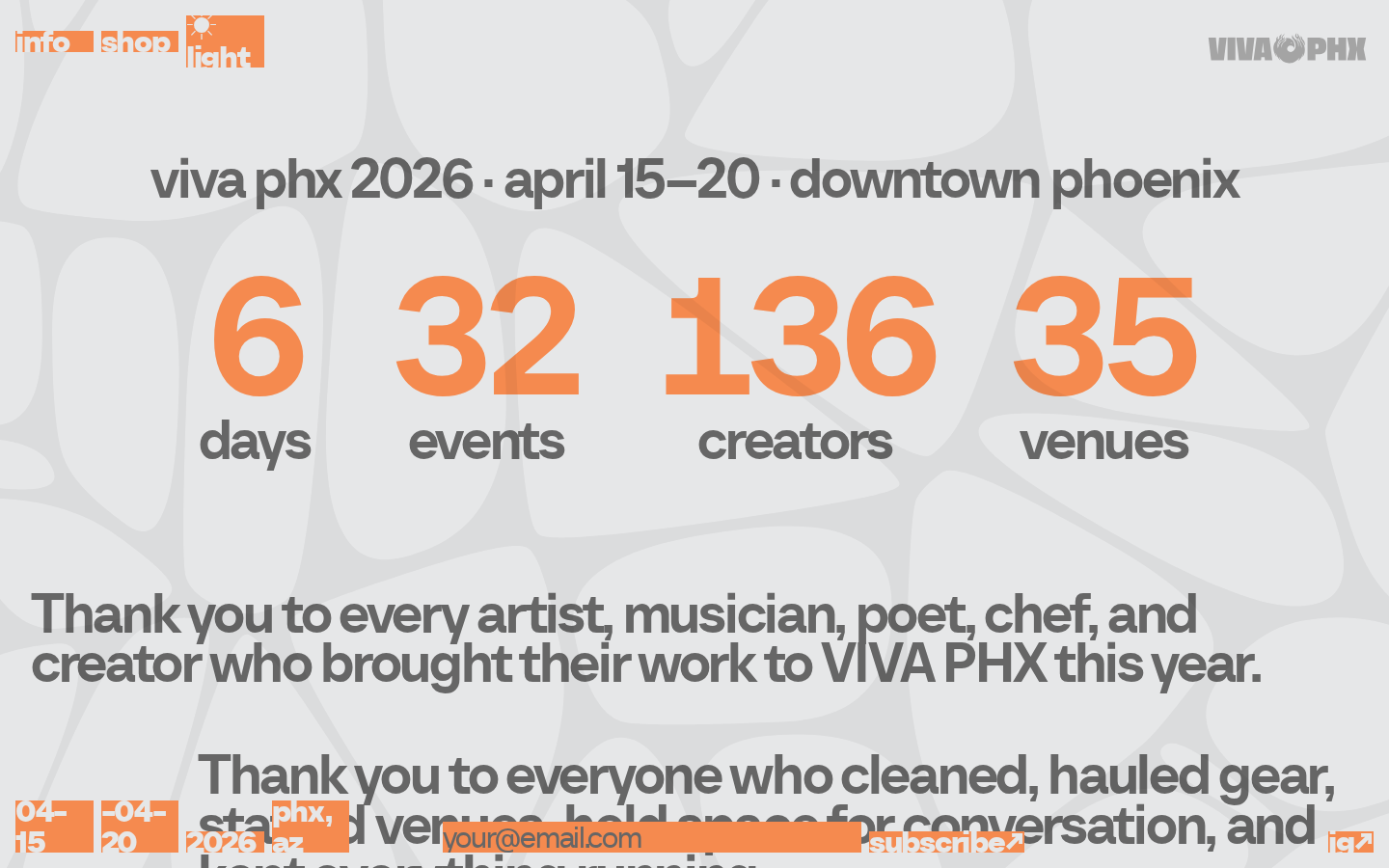Screenshot of VIVA PHX