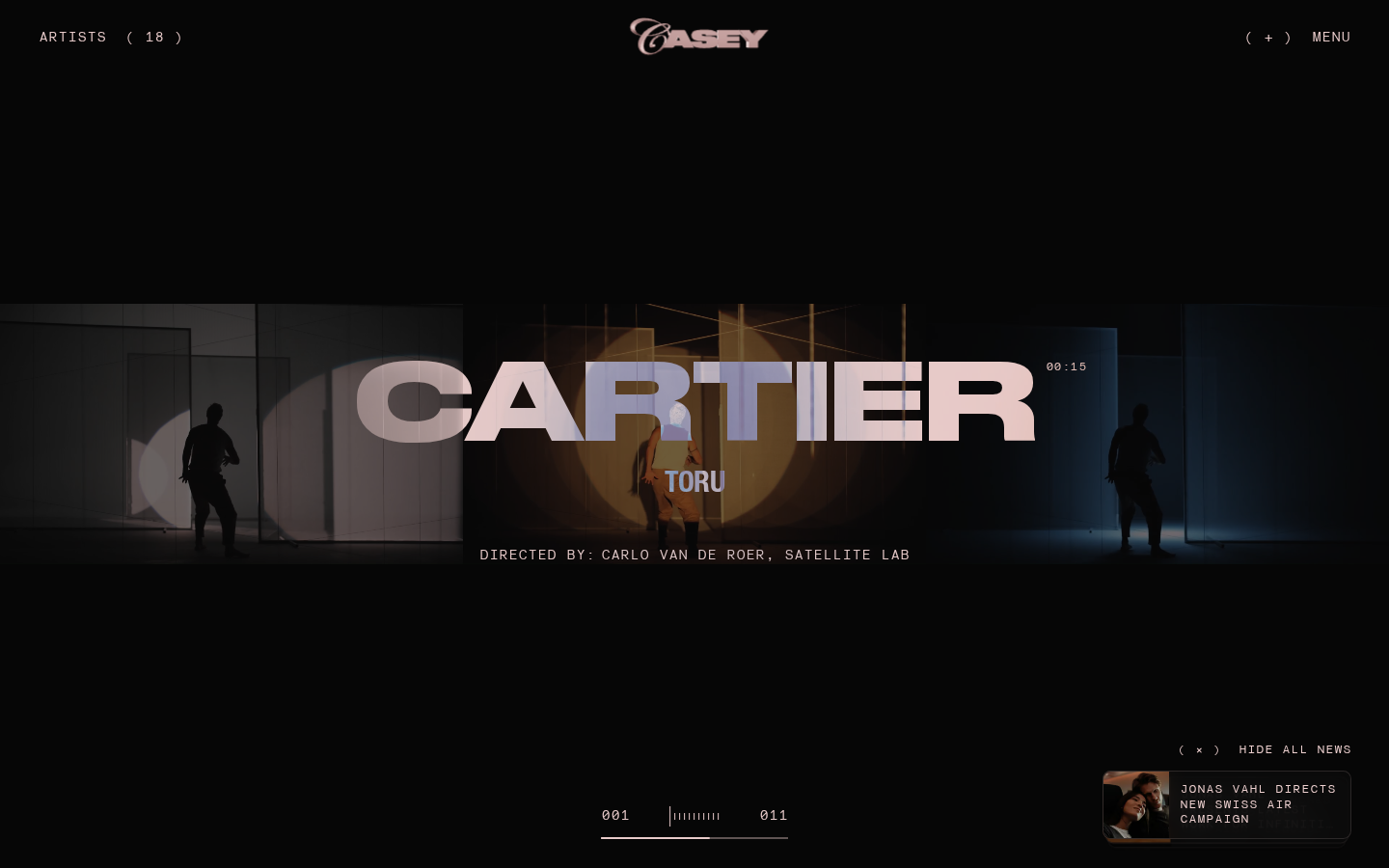 Screenshot of CASEY