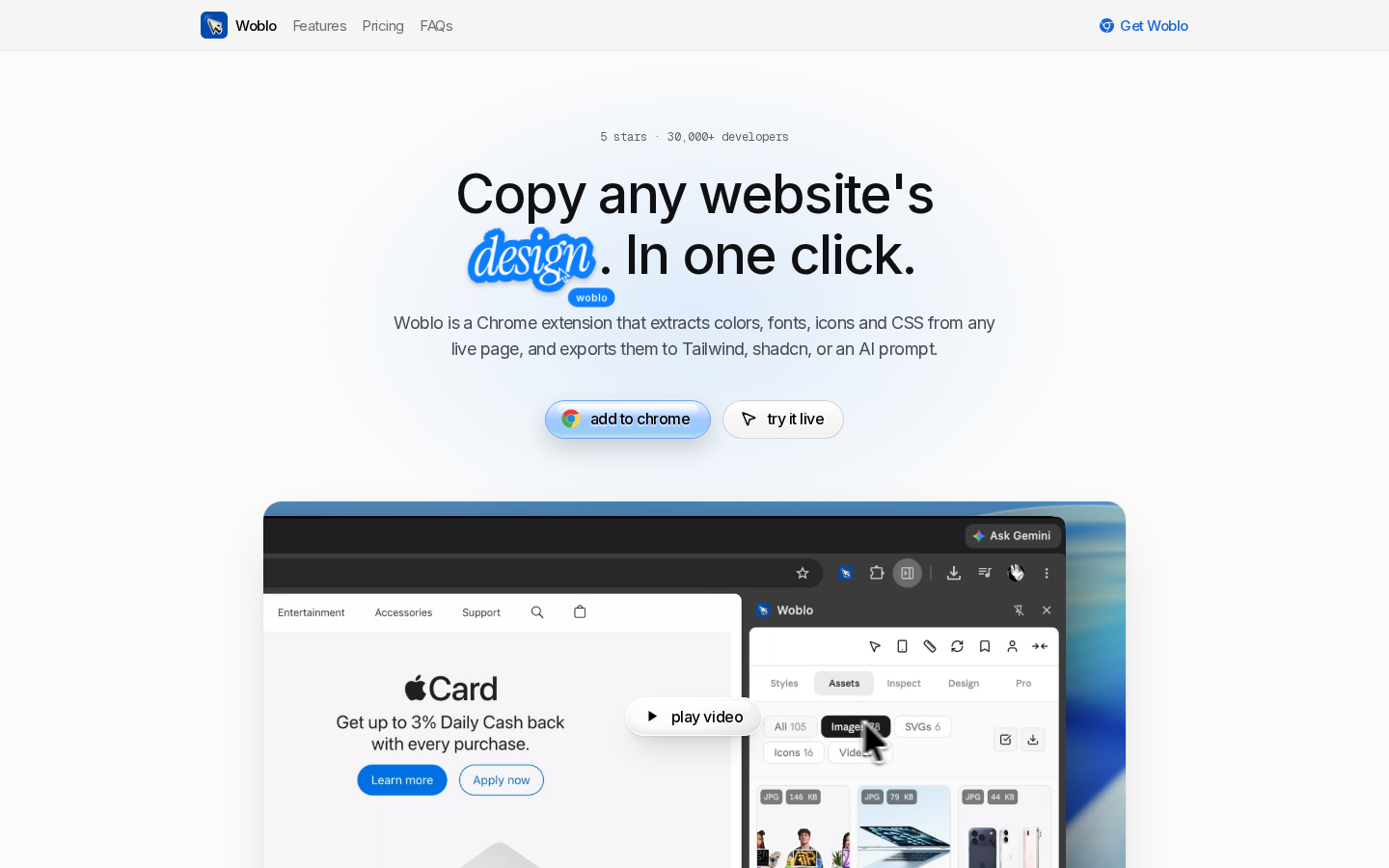 Screenshot of Woblo