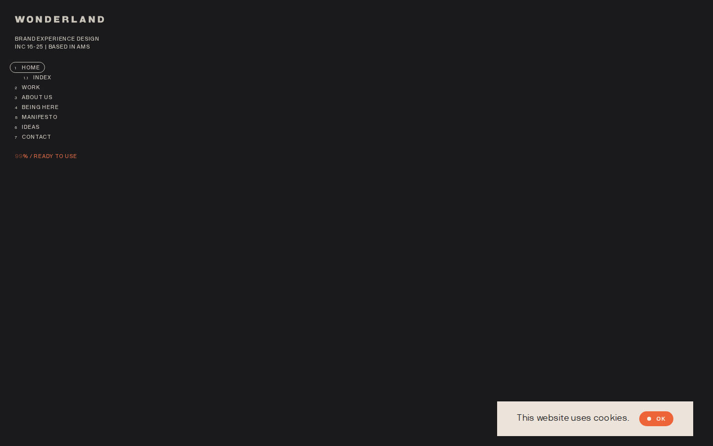 Screenshot of WONDERLAND